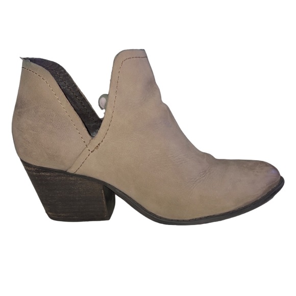 Steve Madden Adelphie taupe leather western booties - Picture 1 of 5